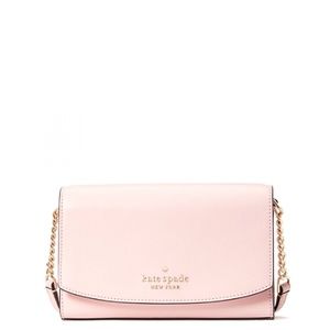 Kate Spade Staci Small Flap Crossbody BN with Tags in Light Crepe